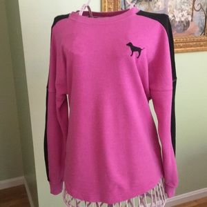 PINK long sleeve crew neck